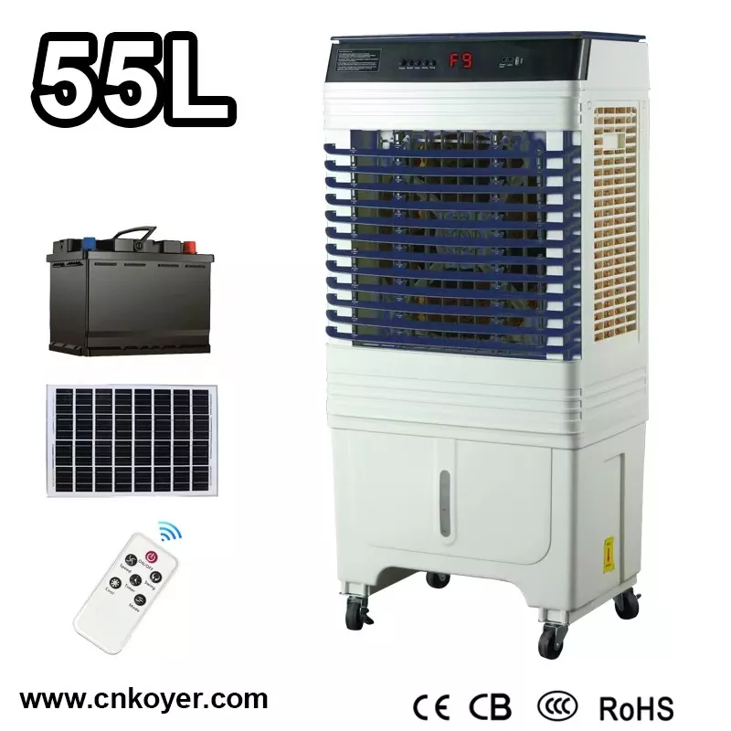 Slimme oplaadbare luchtkoelerventilator