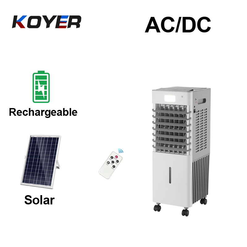 Kleine oplaadbare luchtkoelerventilator