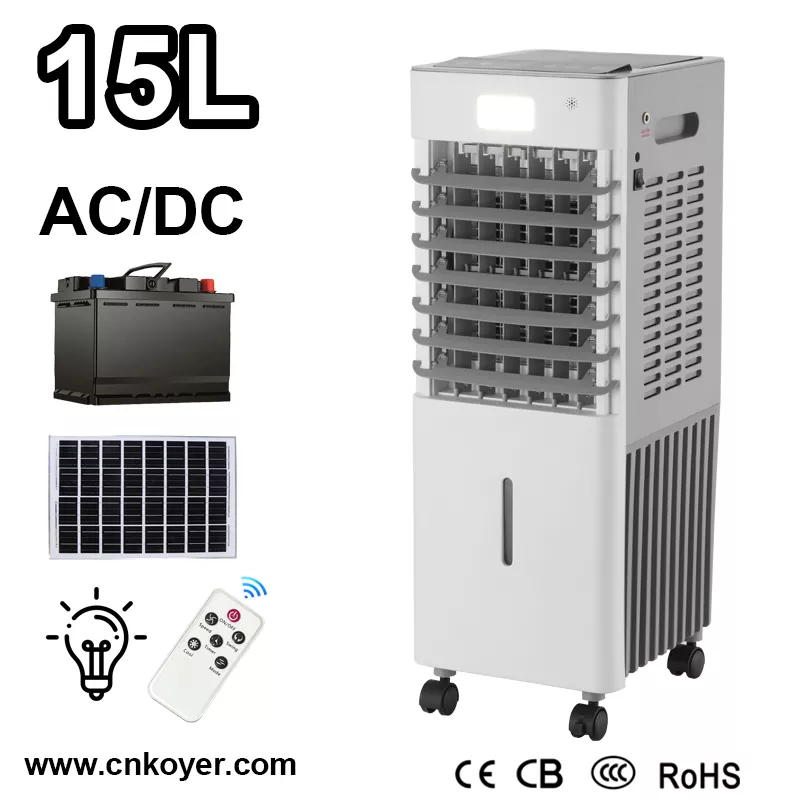 Kleine oplaadbare luchtkoelerventilator